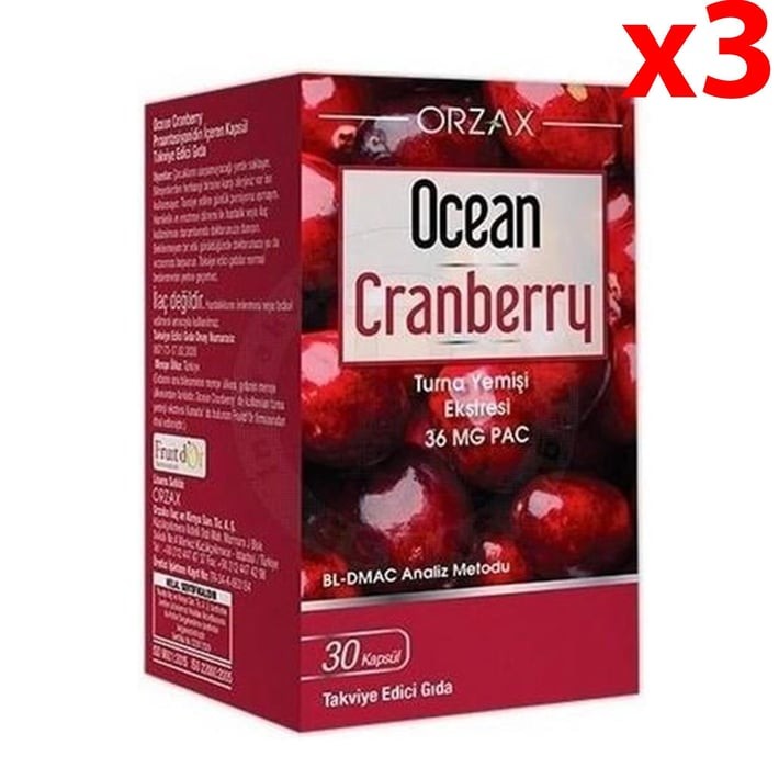 Ocean Cranberry 30 Kapsul 3 Adet