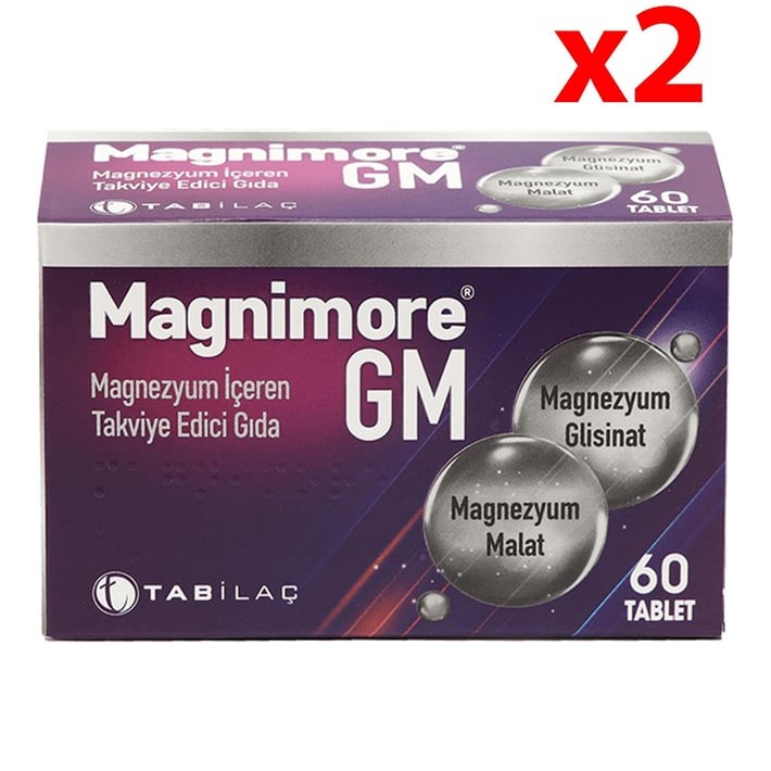 Magnimore Gm Magnezyum Içeren Takviye Edici Gıda 2 Adet