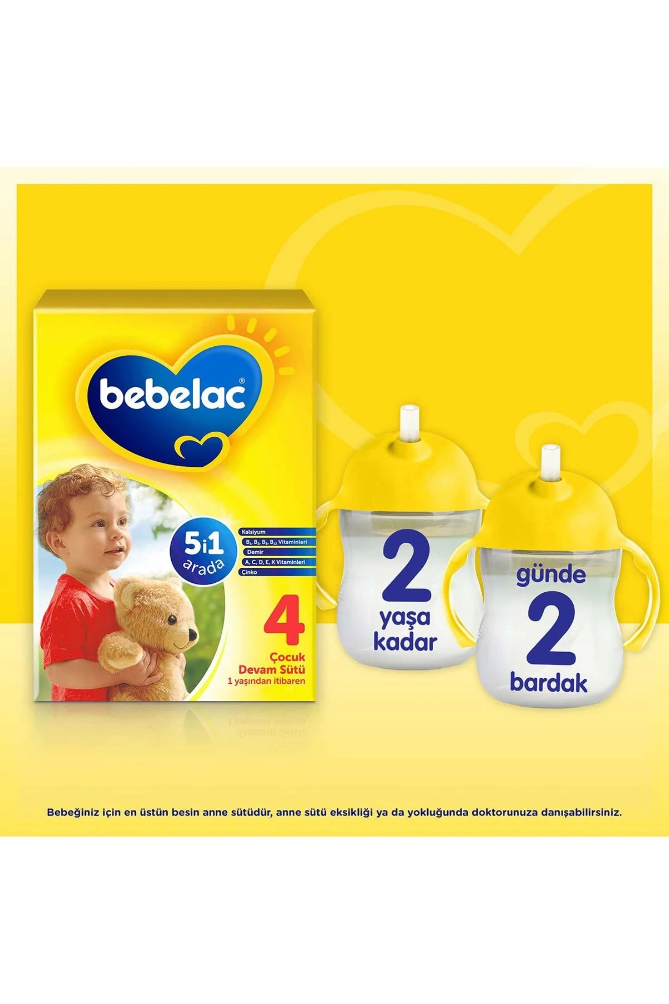 Bebelac 4 Çocuk Devam Sütü 1 Yaş+ 800 gr