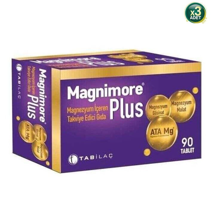 Magnimore Plus 90 Tablet 3 Adet