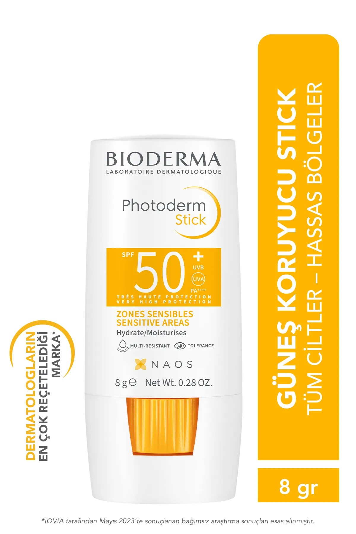 Bioderma Photoderm Stick SPF50+ Göz Çevresi, Dudak, Hassas Bölgeler Yüksek Korumalı Stick Güneş Koruyucu 8 gr