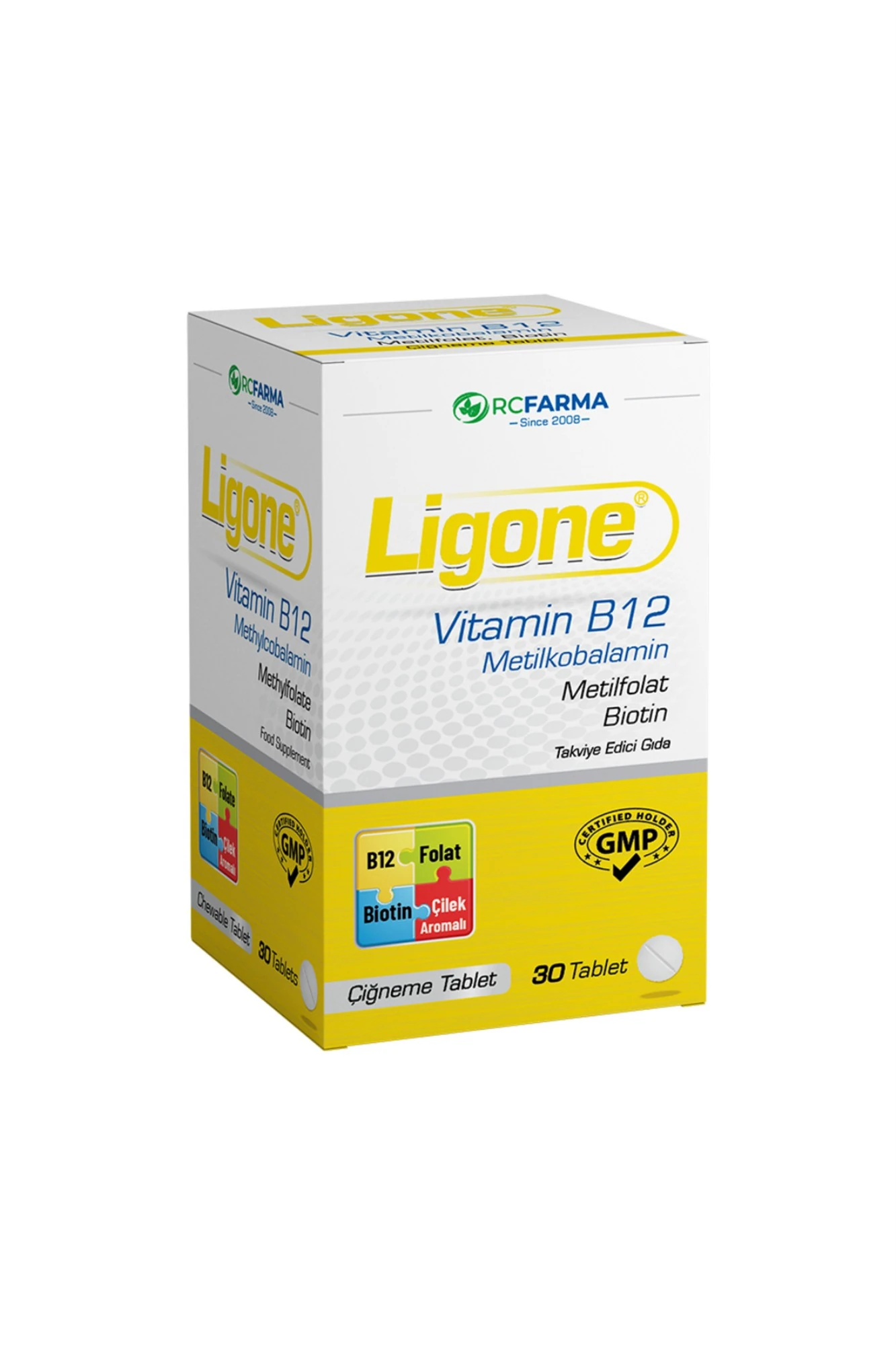 Ligone Vitamin B12 30 Çiğneme Tablet