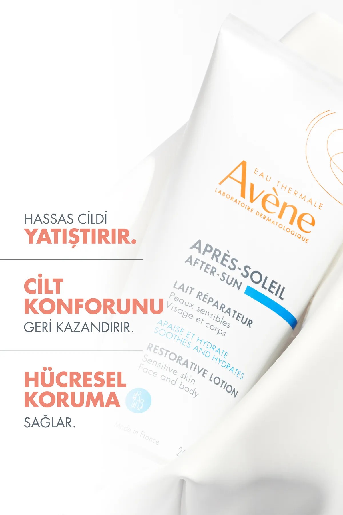 Avene Güneş Sonrası Yüz Ve Vücut Nemlendirici Bakım Losyonu 200 Ml