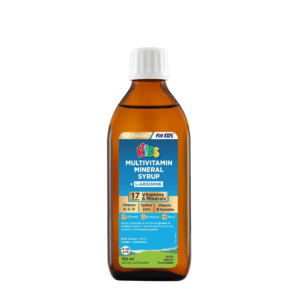 Nutraxin Kids Multivitamin Mineral Şurup 150 Ml