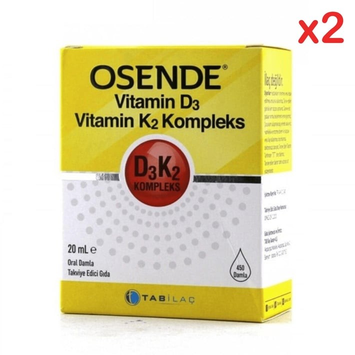 Osende D3K2 Kompleks 20 ml 2 Adet