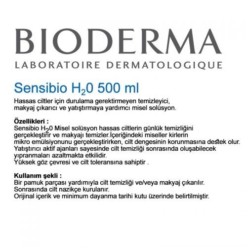 Bioderma Sensibio H2O 2x500 ml