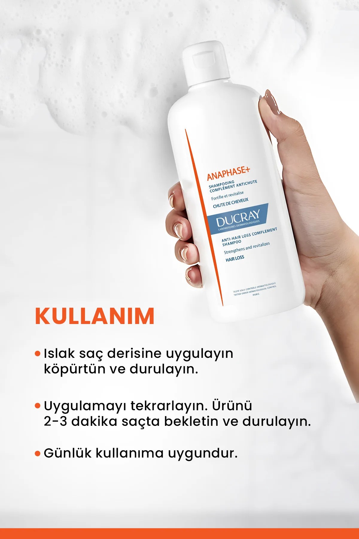 Ducray Anaphase Şampuan Dökülme Karşıtı 400ml