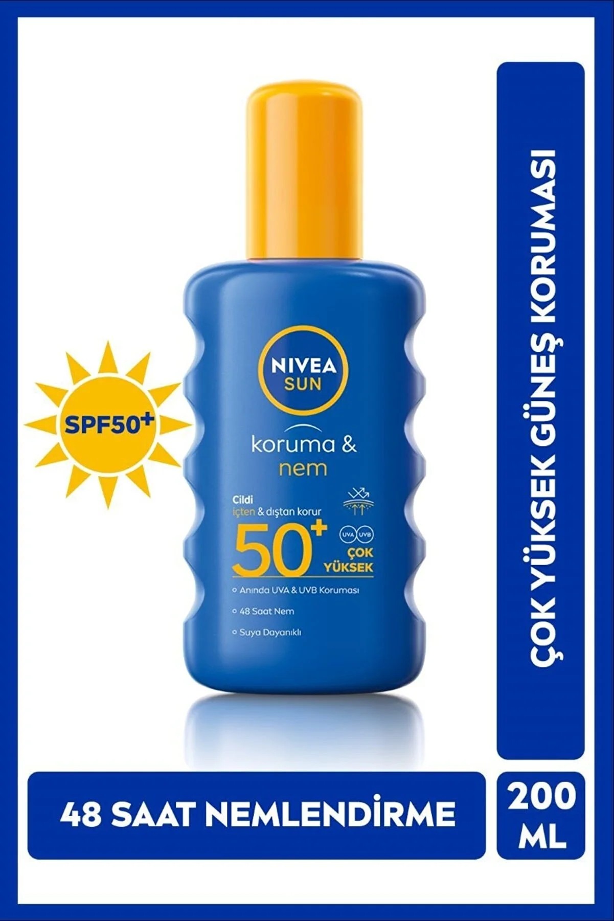 Nivea Güneş Koruyucu & Nemlendirici Spray Spf 50 200 ml