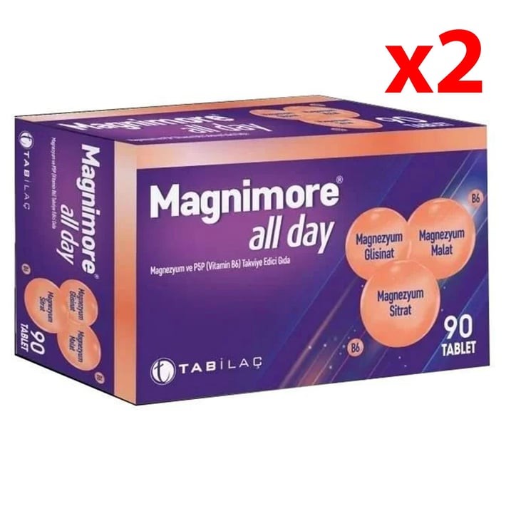 Magnimore All Day 90 Tablet 2 Adet