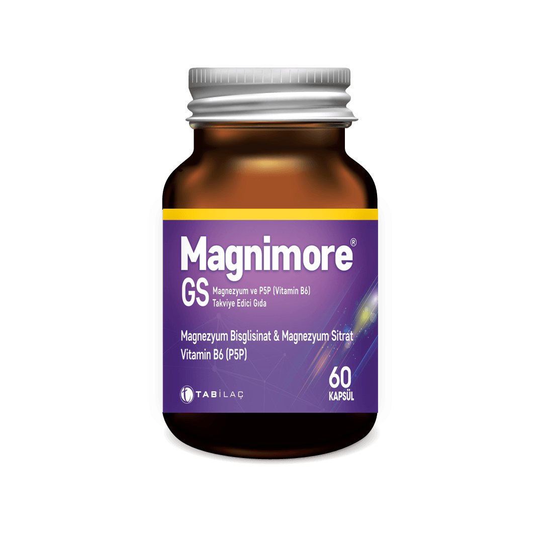 Magnimore Gs Magnezyum Ve P5p Vitamin B6 60 Kapsül