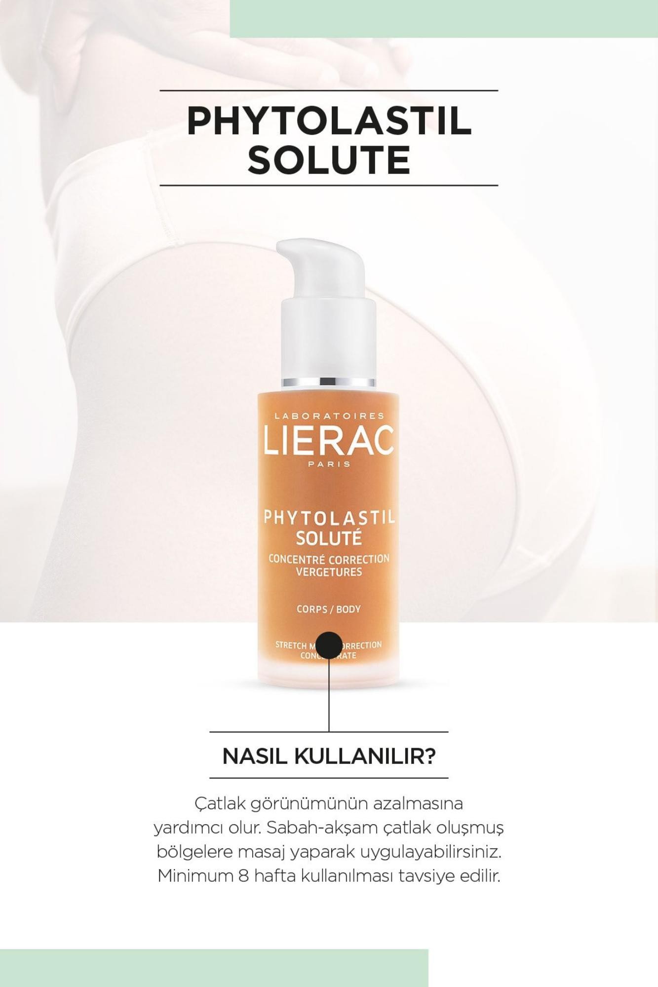 Lierac Phytolastil Solute Çatlak Görünümünü Azaltmaya Karşı Etkili Bitkisel Bakım Serumu 75 ml