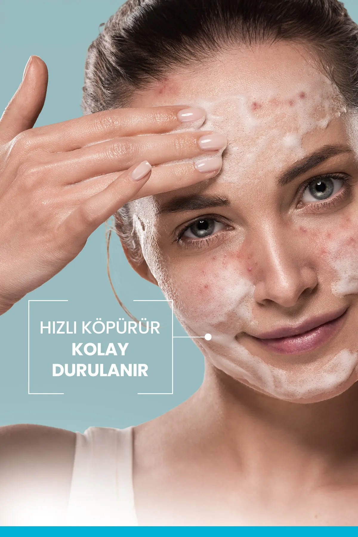 Ducray Keracnyl Foaming Gel Yüz Ve Vücut Temizleme Jeli 400 Ml