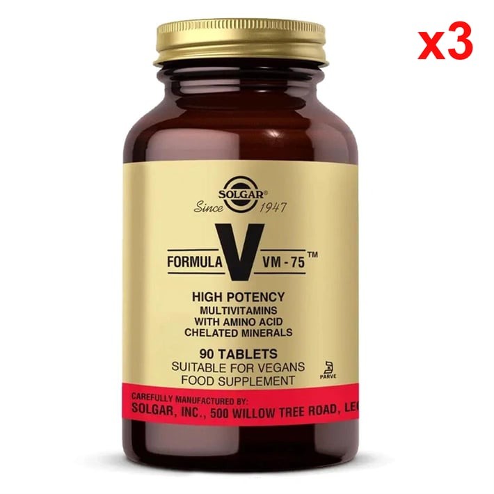 Solgar Vm 75 Multivitamin 90 Tablet 3 Adet