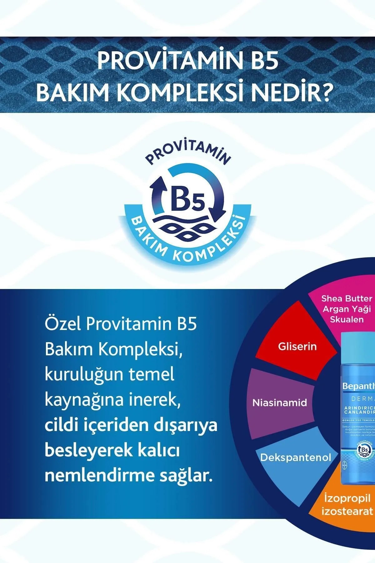 Bepanthol Derma Arındırıcı & Canlandırıcı Günlük Yüz Temizleme Jeli 200ML l Kuru ve Hassas Ciltler