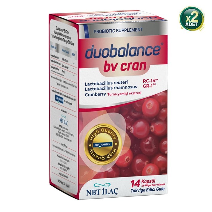 Nbt İlaç Duobalance Bv Cran 14 Kapsul 2 Adet