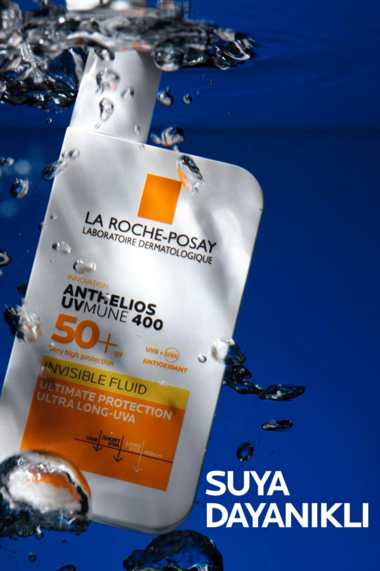 La Roche Posay Anthelios Uvmune Fluid SPF+50 Tüm Ciltler İçin Yüksek Korumalı Yüz Güneş Kremi