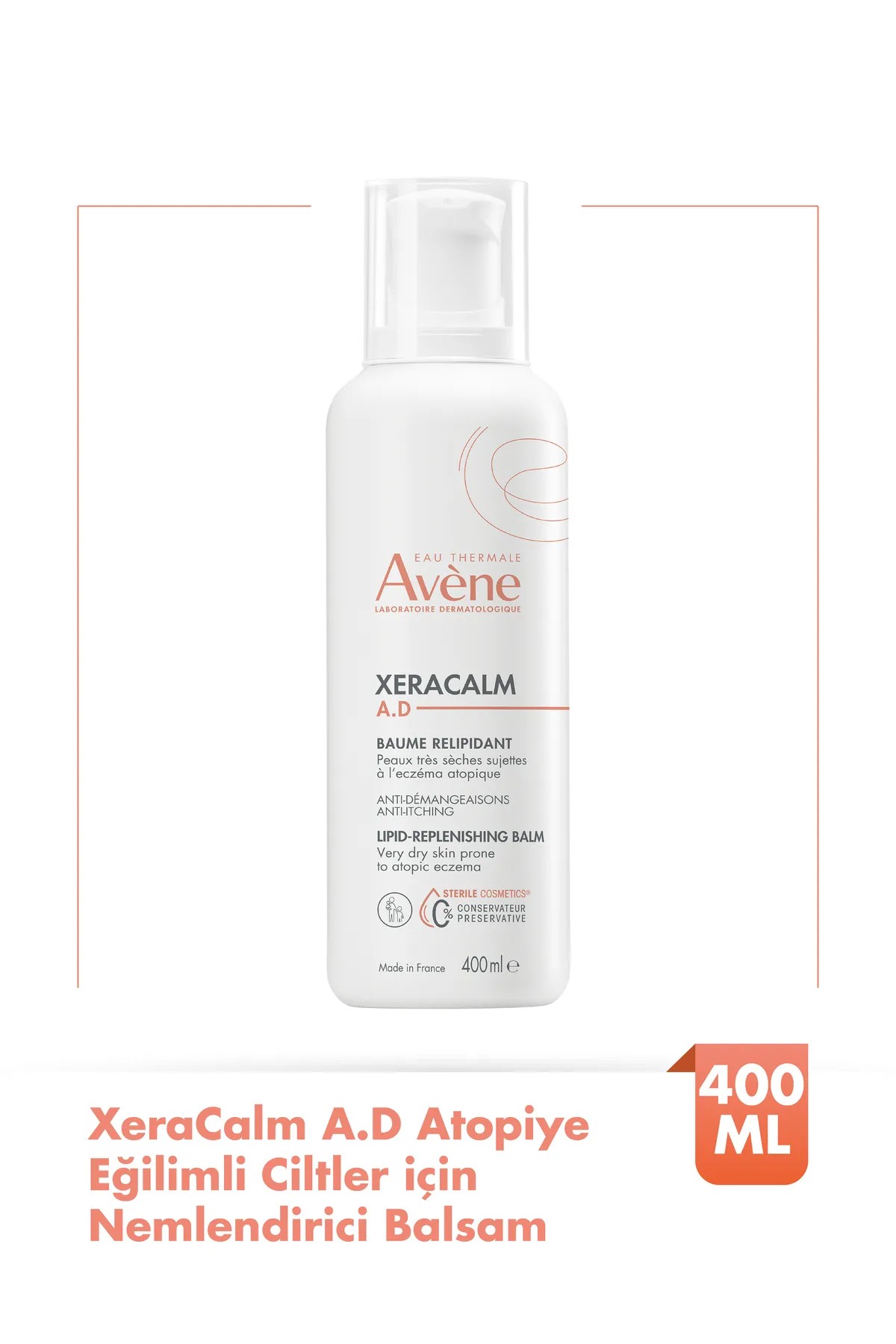 Avene XeraCalm A.D Lipid Replenishing Balm 400ml