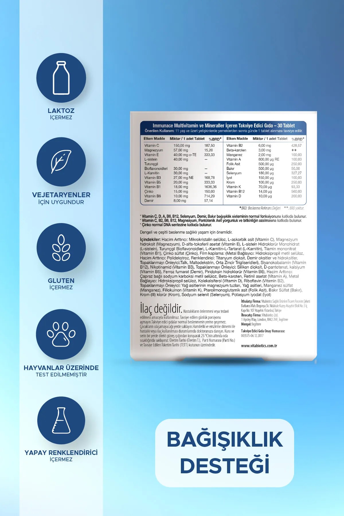 Immunace 30 Tablet Multivitamin