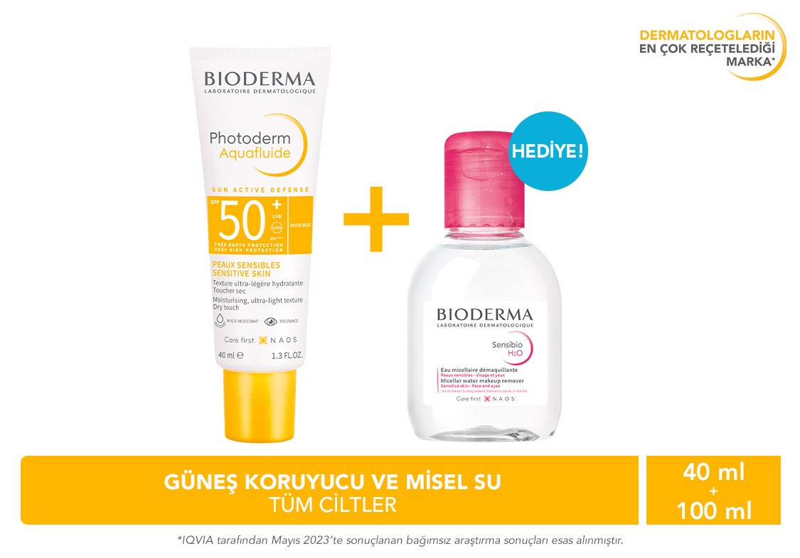 Bioderma Photoderm Aquafluide SPF50+ 40 ML- Sensibio H20 100 ML