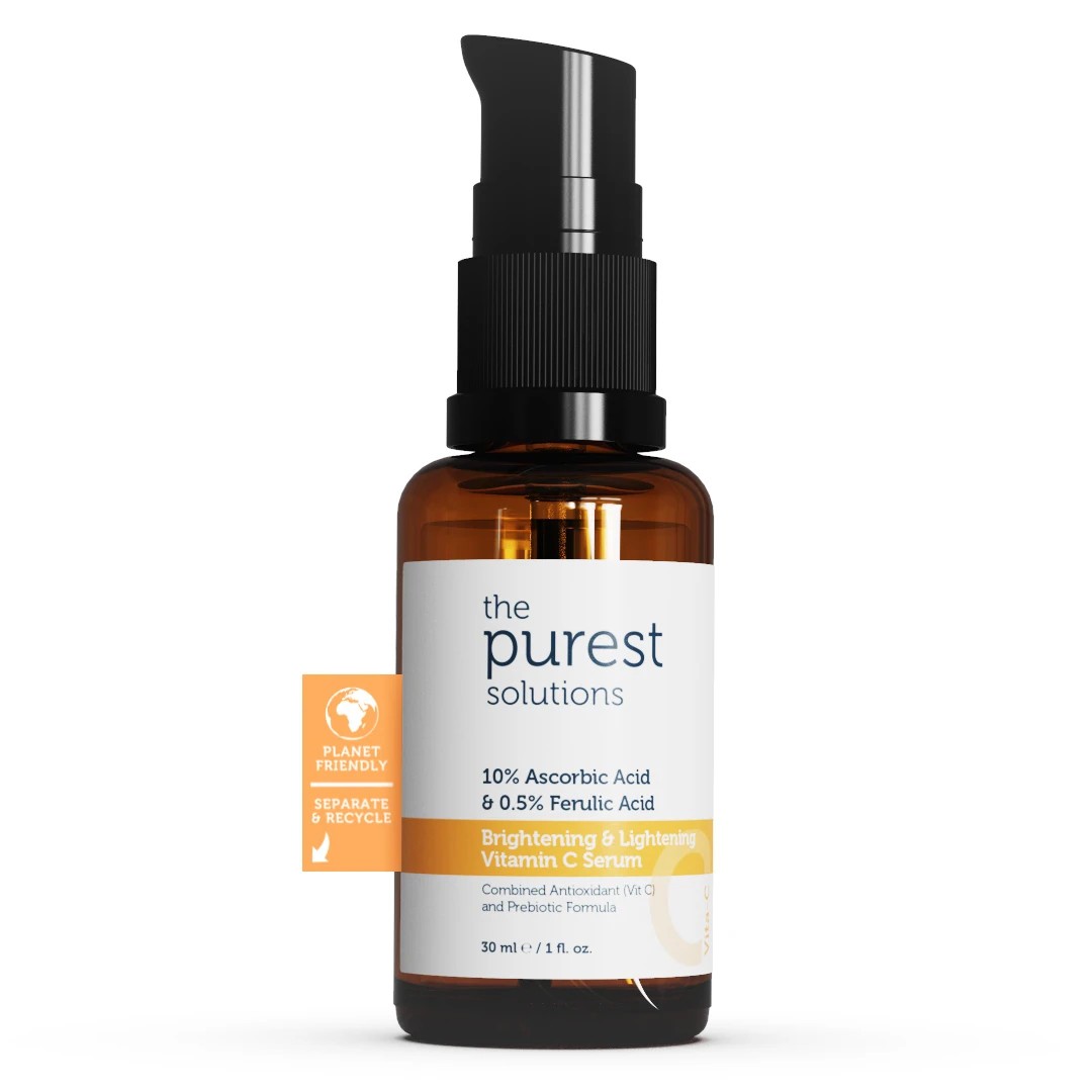 The Purest Solutions Aydınlatıcı Ve Cilt Tonu Eşitleyici C Vitamini Cilt Yüz Serumu 30 Ml