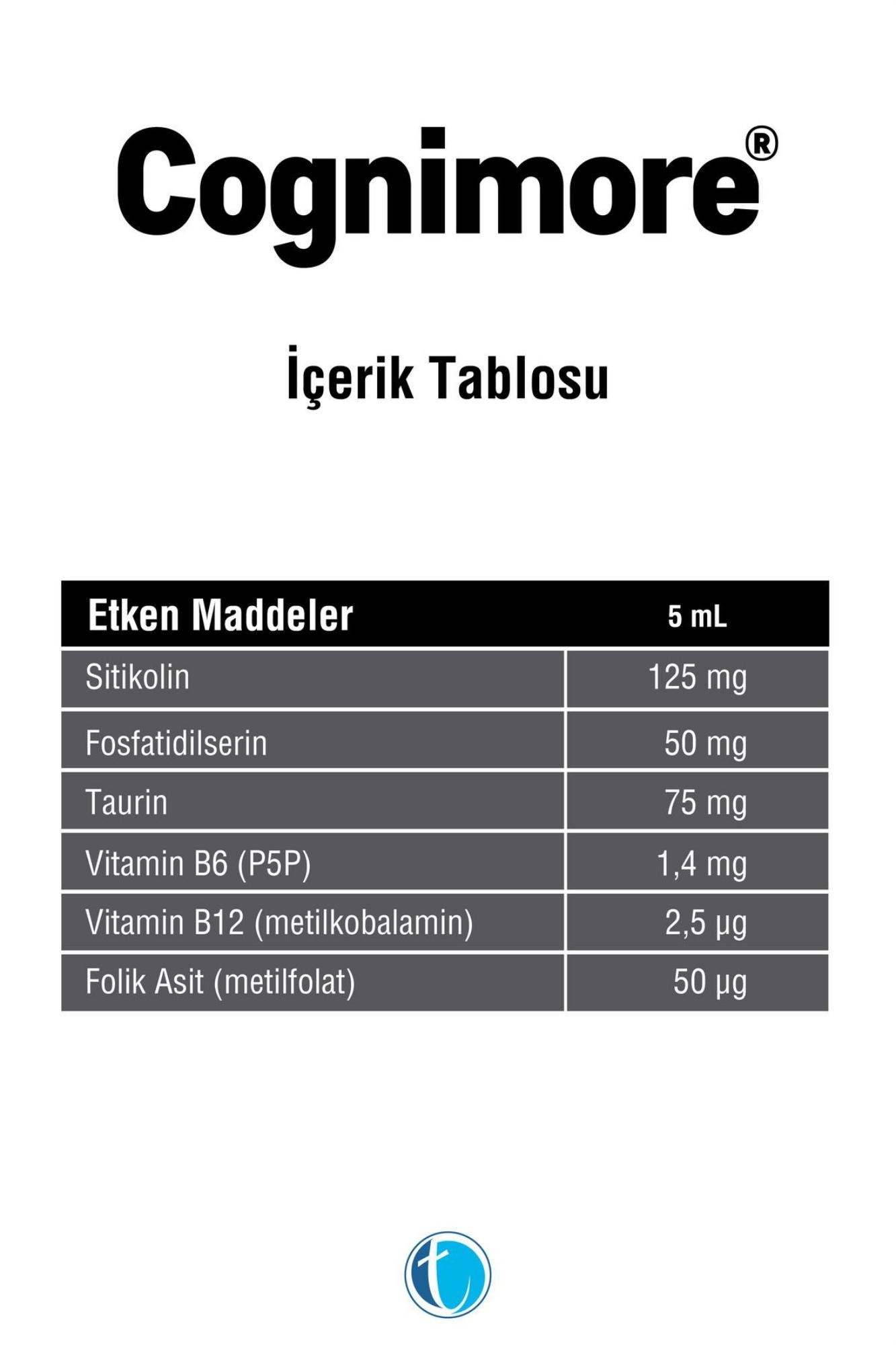 Cognimore Sıvı Likit 150 ml