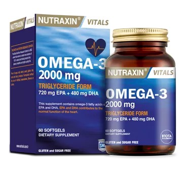Nutraxin Omega 3 2000 mg 60 Tabletten