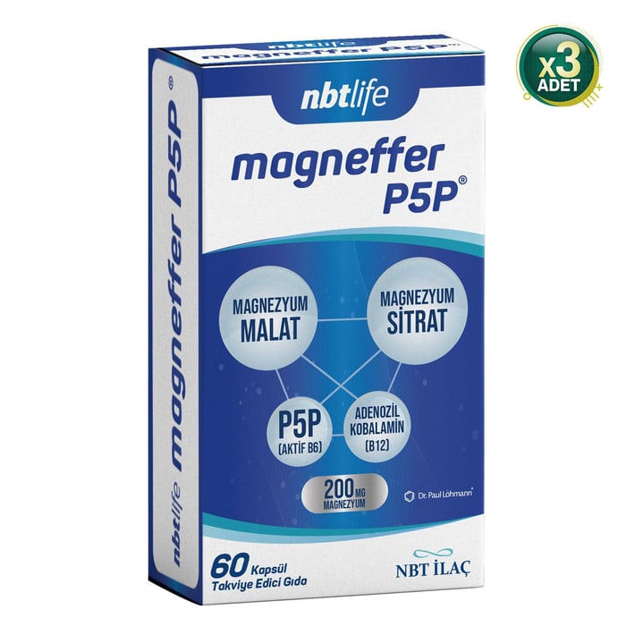Nbt Life Magneffer P5P 60 Kapsül 3 Adet