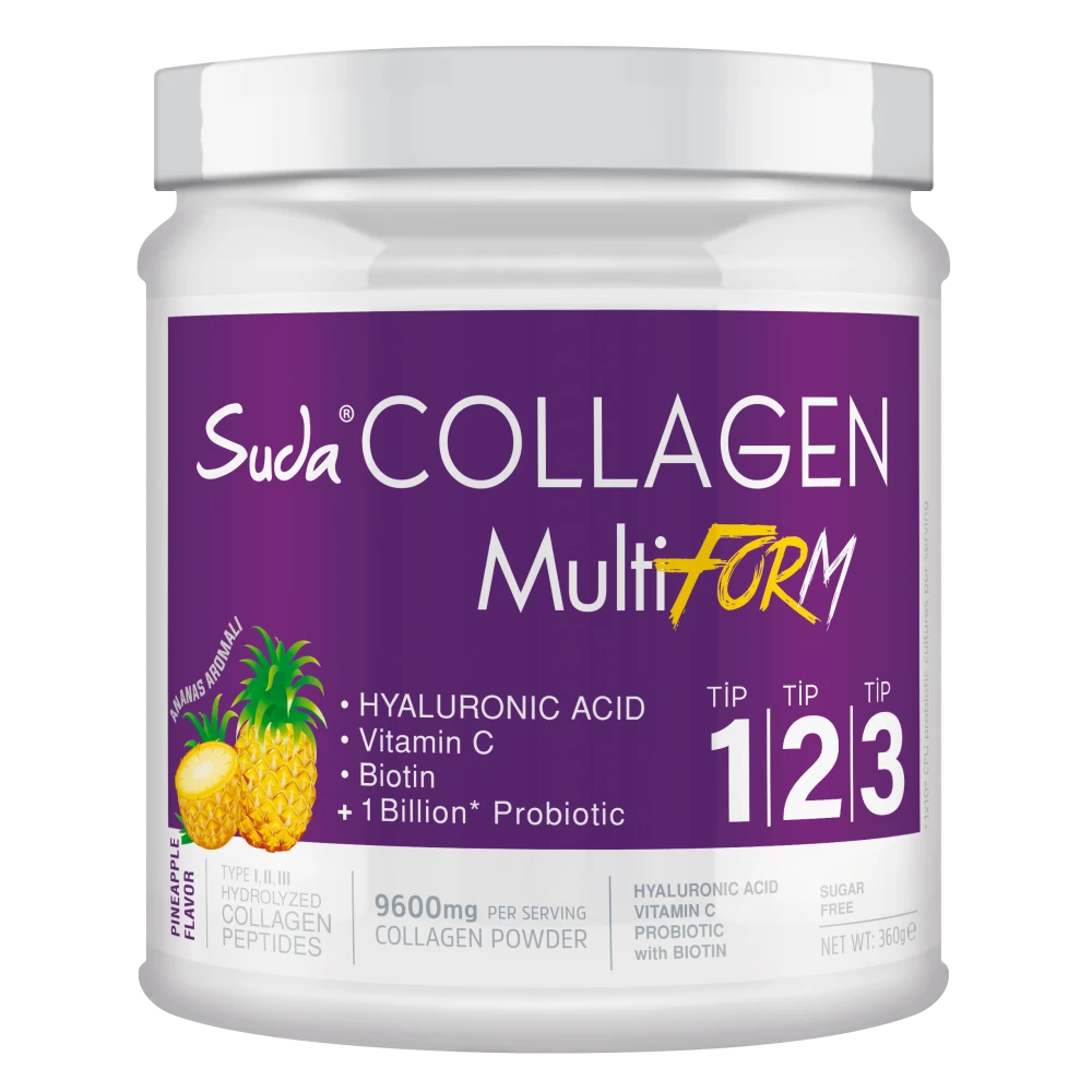 Suda Collagen Multiform Kolajen Ananas Aromalı 360gr