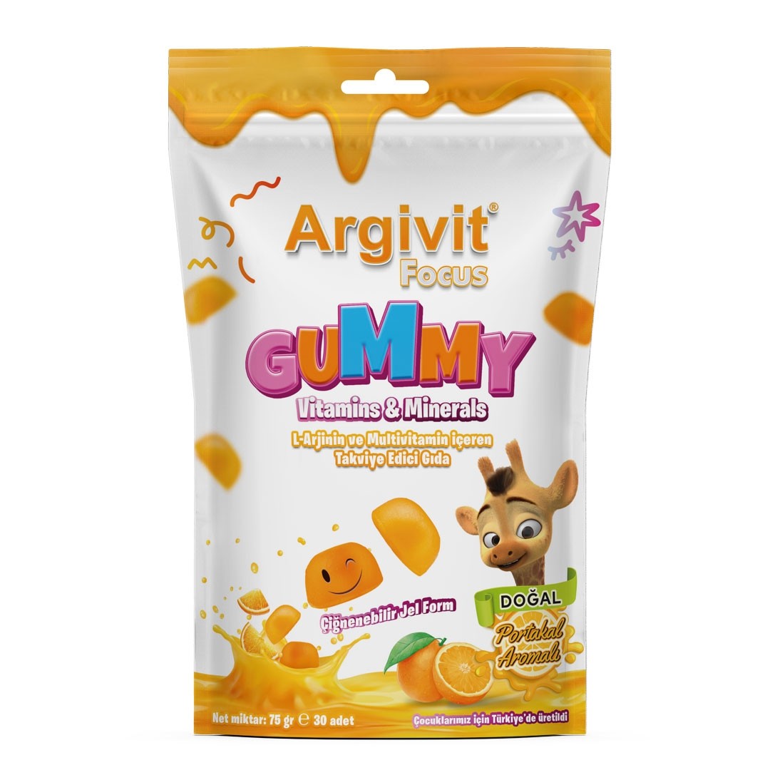 Argivit Focus Gummy 30 Çiğneme Tableti