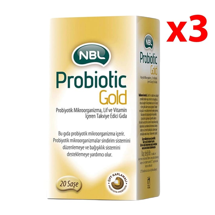 NBL Probiotic Gold 20 Şase 3 Adet
