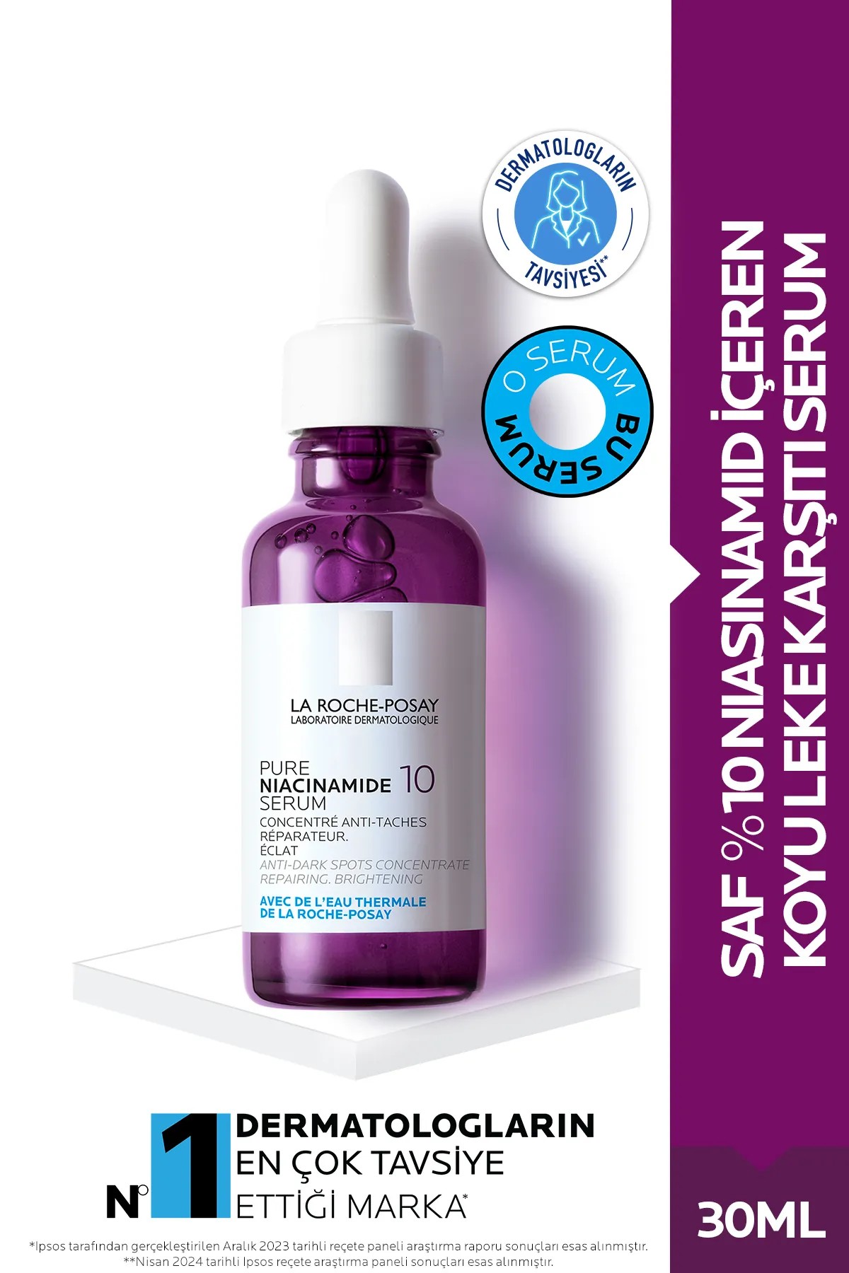 La Roche Posay Saf Niacinamide 10 Leke Karşıtı Serum 30 ml