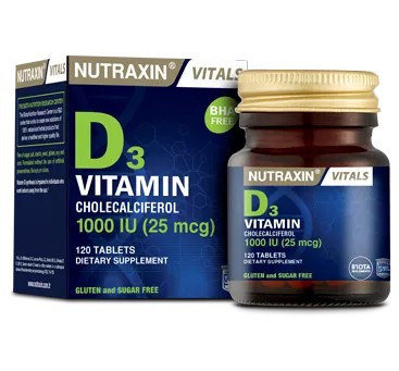 Nutraxin Vitamin D3 120 Tablet