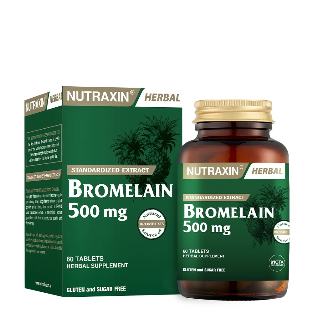 Nutraxin Bromelain 60 Kapsül