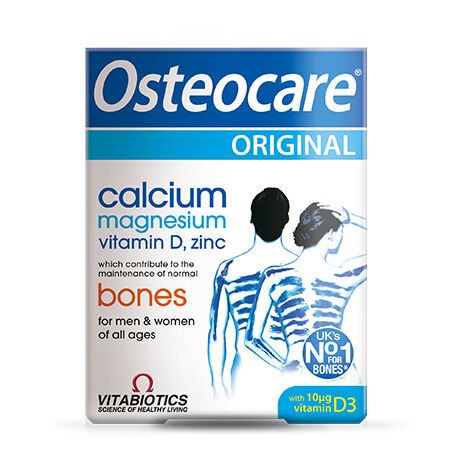 Vitabiotics Osteocare Kalsiyum,Magnezyum, Çinko, D vitamini İçeren Kemik Sağlığı Vitamini 30 Tablet