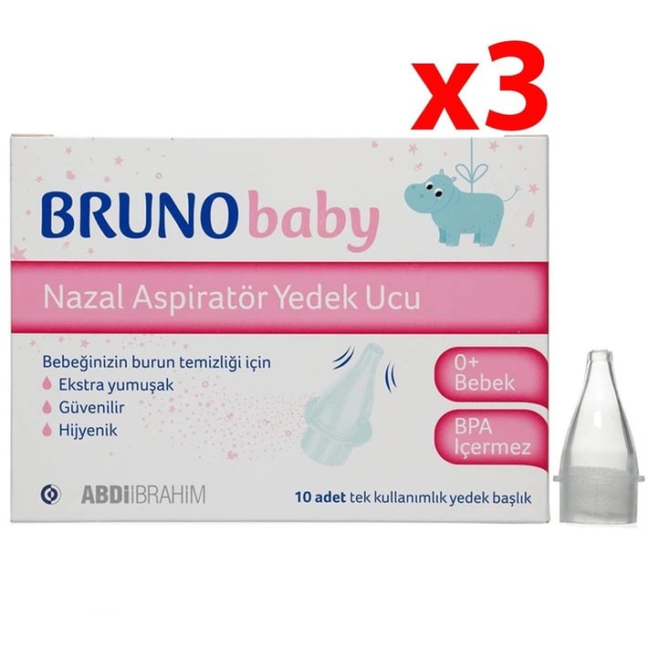 Bruno Baby Yedek Uç 10lu 3 Adet