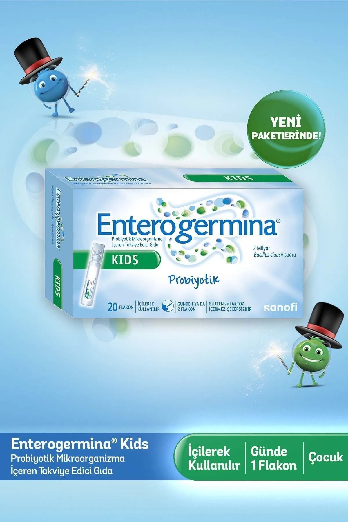 Enterogermina Kids 5 ml X 20 Flakon