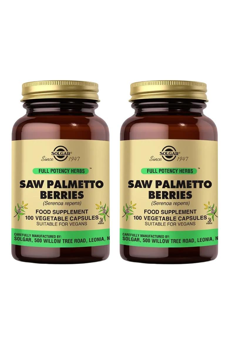Solgar Saw Palmetto Berries 100 Kapsül Vitamin 2 Adet