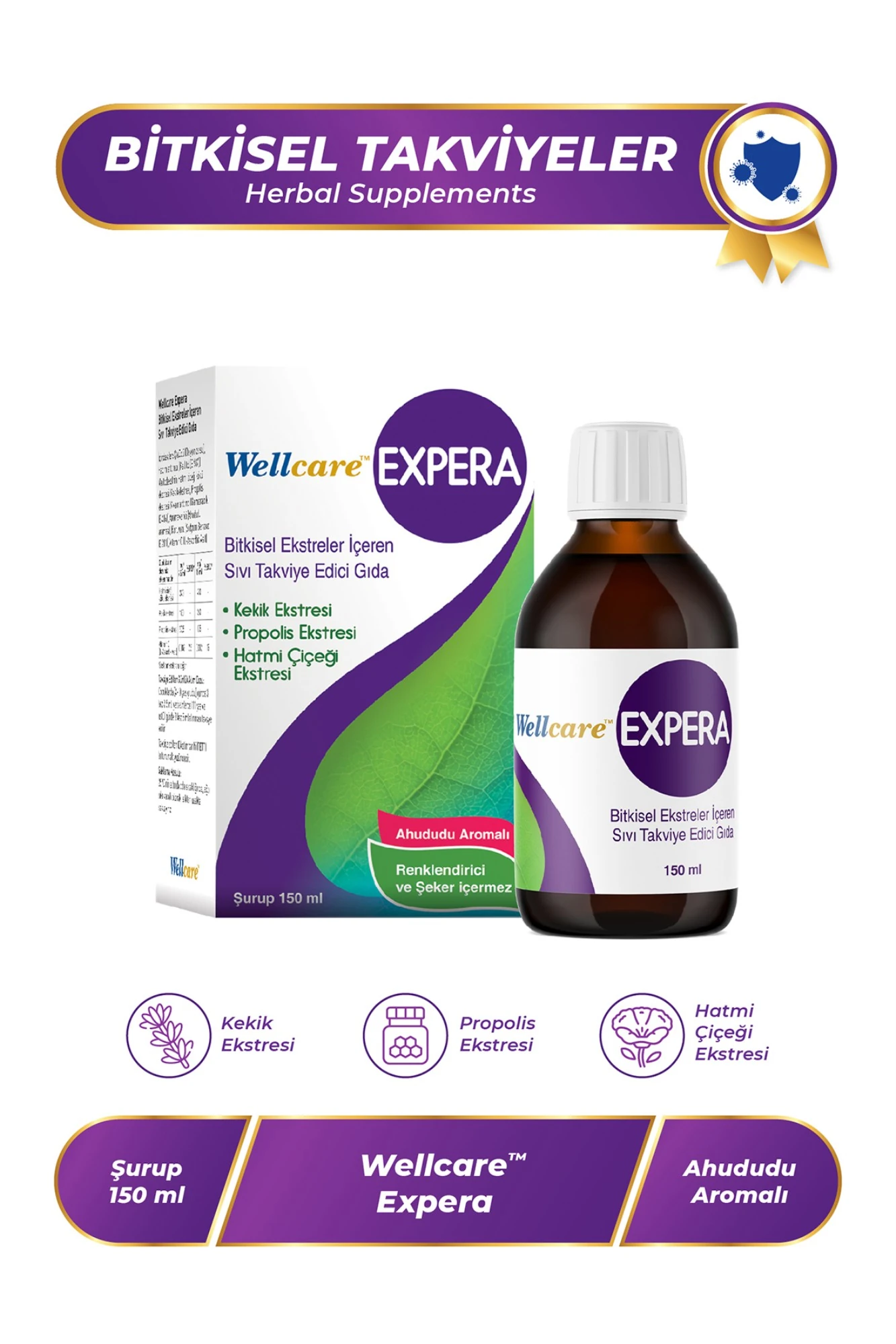 Wellcare Expera Şurup 150 ml