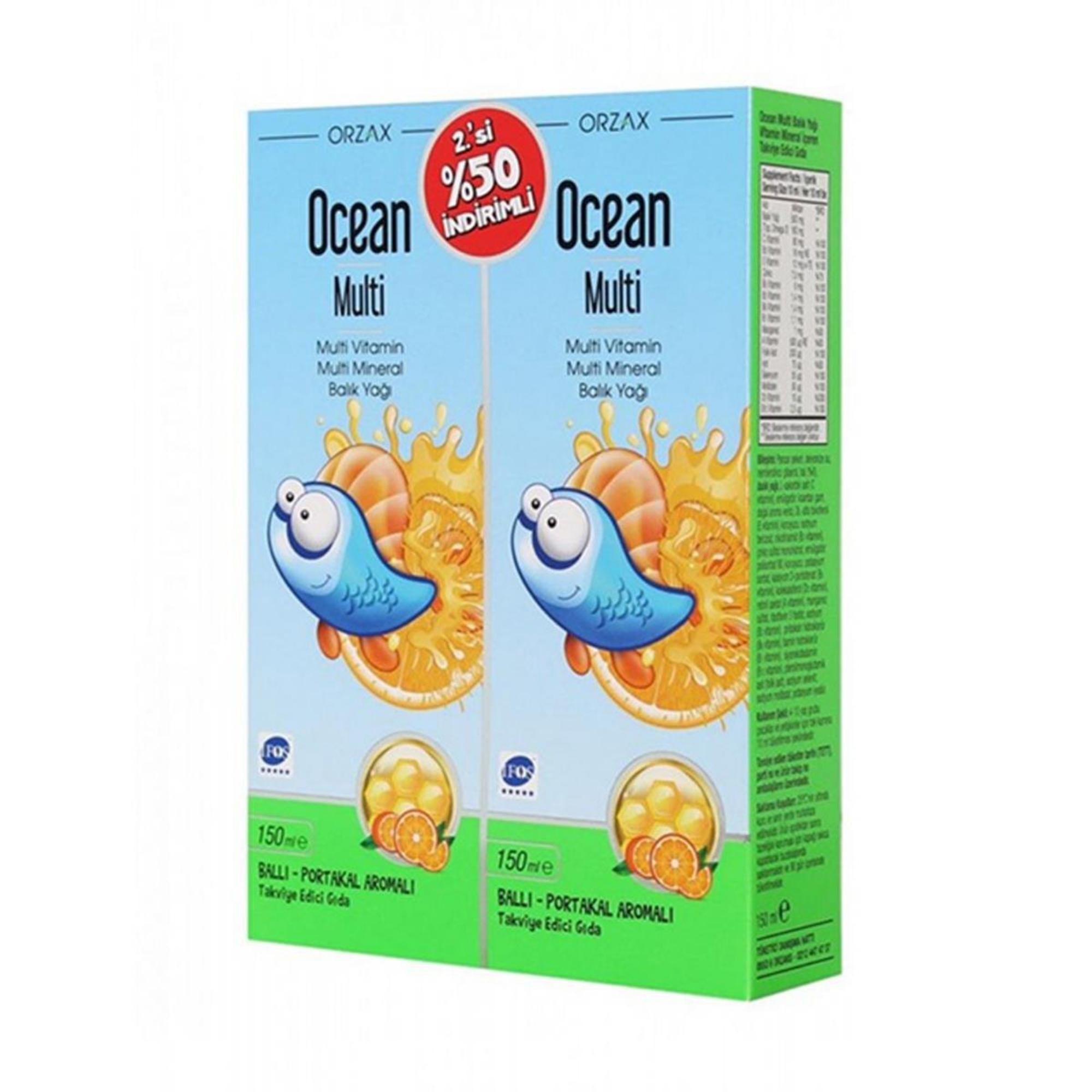 Ocean Multi Şurup 150 ml - İkincisi %50 İndirimli