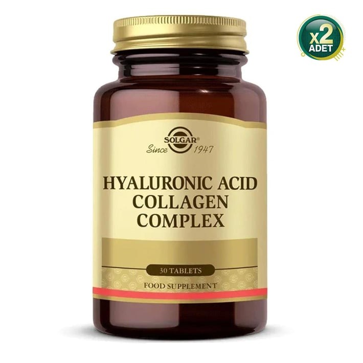 Solgar Hyaluronic Acid Collagen Complex 120 mg 30 Tablet 2 Adet