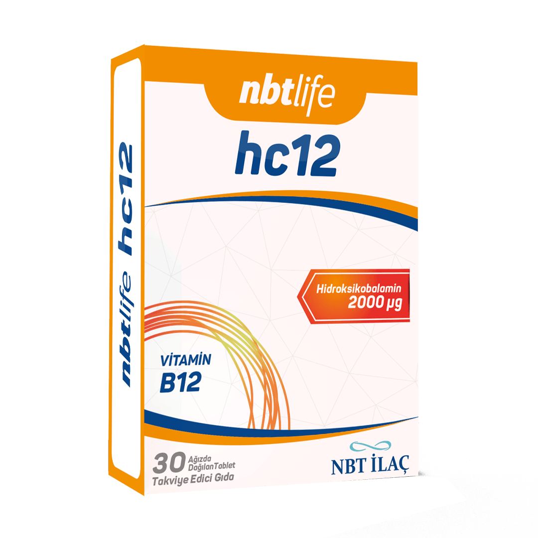 Nbt Life Hc12 Vitamin B12 30 Çiğneme Tableti