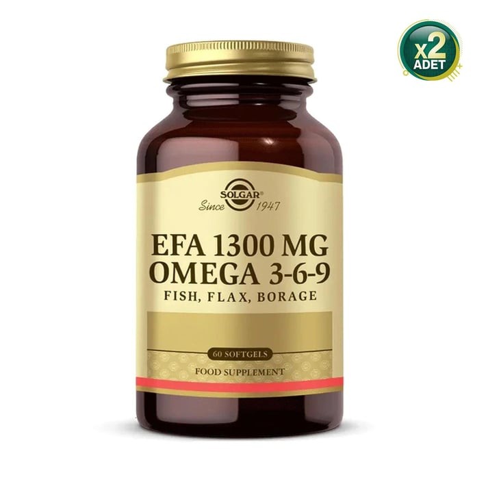 Solgar Omega 3-6-9 Efa 1300mg 60 Softjel 2 Adet