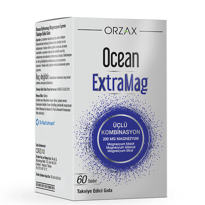 Ocean Extramag 60 Tablet + Ocean D3K2 20 ml Kofre