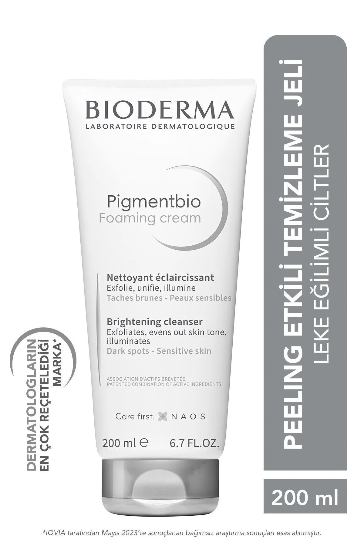 Bioderma Pigmentbio Foaming Cream 200 ml + Pigmentbio Sensitive Areas 75 ml Çantalı