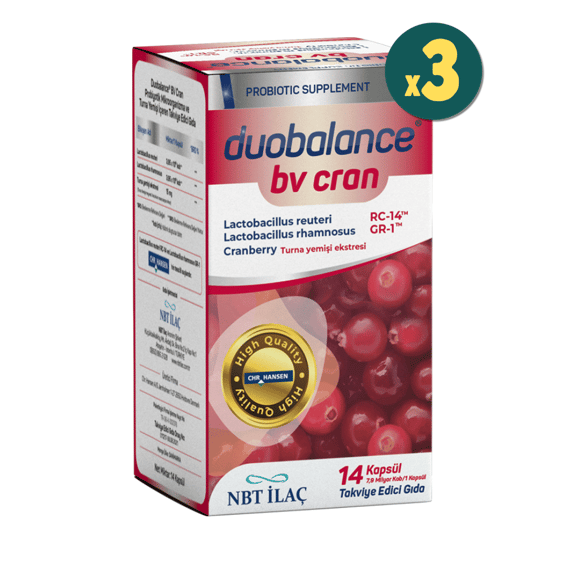 Nbt İlaç Duobalance Bv Cran 14 Kapsul 3 Adet