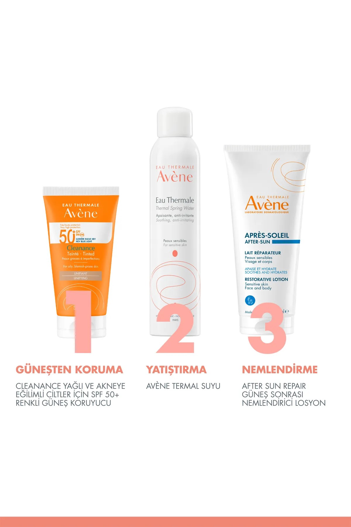 Avene Cleanance SPF50+ Renkli Güneş Kremi 50 ml