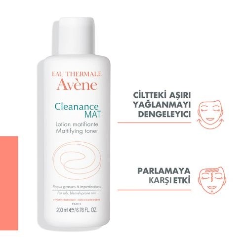 Avene Yağlı ve Akneli Ciltler için Matlaştırıcı Tonik 200 ml