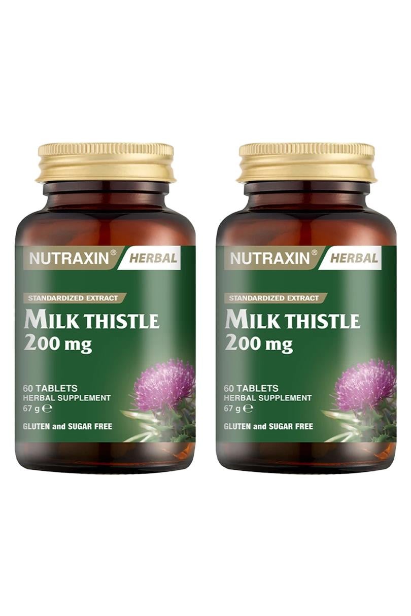 Nutraxin Milk Thistle 200 Mg 60 Tablet 2 Adet
