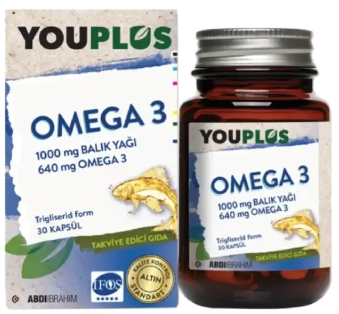 Youplus Omega 3 1000 Mg 30 Kapsül