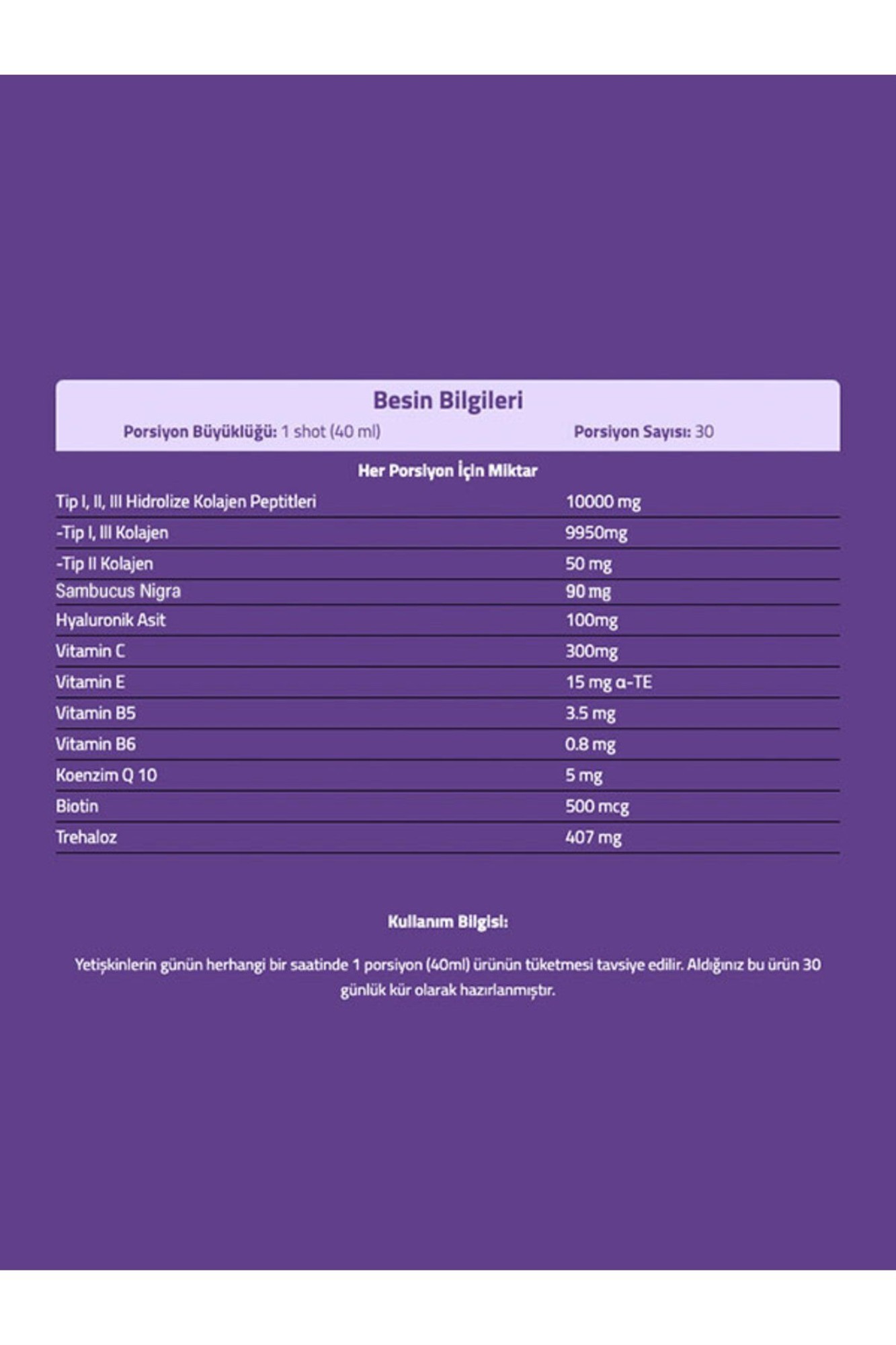 Suda Collagen MultiForm Sambucus Aromalı Kolajen 40mlx30 Shot